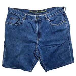 Tommy Bahama Denim Shorts Mens 44 Blue Classic Fit Tencel Blend Medium Wash